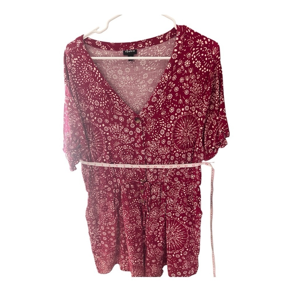 Torrid Women's Red Patterned jumper - Picture 4 of 5
